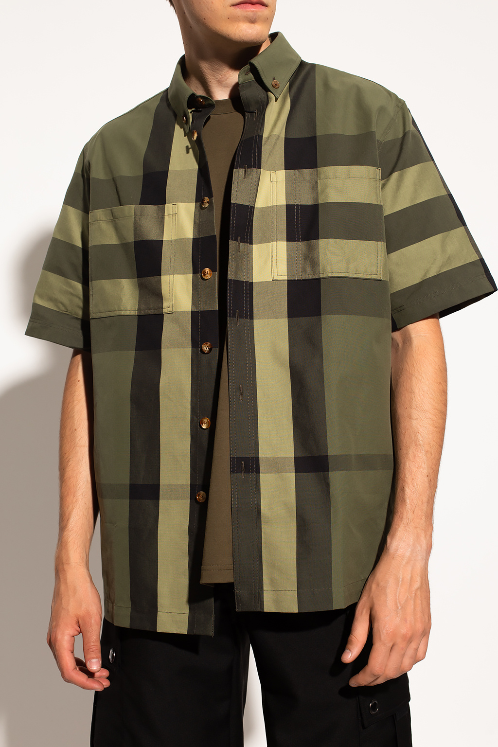 Short sleeve burberry outlet button up